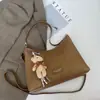 Bolso tote simple de gran capacidad para mujer, nuevo bolso de hombro texturizado de moda para el verano 2026, bolso cruzado casual para el día a día