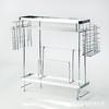 Estante de Almacenamiento de Cocina Transfronterizo Listo para Usar del Fabricante, Estante para Almacenar Condimentos, Palillos, Cucharas, Cuchillos, Artefacto de Estante de Doble Capa con Drenaje