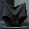 Roupa íntima Chenmei feminina plus size algodão menina cheinha renda cintura alta sexy modeladora de barriga confortável plus size estilo japonês