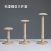 Perchero para Sombreros Soporte para Sombreros de Madera Maciza Estante de Exhibición Soporte de Almacenamiento para Tienda de Ropa Soporte para Sombreros para el Hogar Soporte Interior para Sombreros