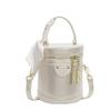 Bolso Cubo Fresco Estilo Coreano 2024 Nuevo Verano Ins Diseño de Nicho Bolso Casual para Mujer Bolso de Hombro con Borlas