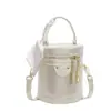 Yuezifu Moda 2026 Nuevo Pañuelo Versátil Simple y Elegante Bolso Cubo de Mano Bolso de Hombro Cruzado Chic Diario