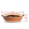 Olla caliente de estufa de carbón olla olla estilo antiguo de Hong Kong olla de barro estufa de carbón olla caliente comercial estufa de carbono estufa de barro rojo olla caliente de sopa de cordero