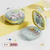 Caixa de Pílulas Pequena Transparente Dopamina Personalizada pelo Fabricante, Caixa de Armazenamento de Pílulas Portátil, Caixa Selada para Três Refeições por Dia