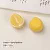 Accesorios de Resina para Manualidades de Dibujos Animados Mini Pomelo Kiwi Melón Cantalupo Pasador Hebilla de Zapato Llavero Colgante Accesorios