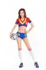 Disfraz de Bebé de Fútbol Mundial Ruso Disfraz de Copa de Porristas No. 10 Disfraz de Balón Ropa para Mujer Venta al por Mayor