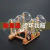 Copo de chá pequeno de vidro Kung Fu conjunto de chá resistente ao calor grosso doméstico transparente copo de água potável conjunto de 6 porta-copos de chá