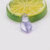 Horquilla lámina de plata colgante de vidrio hecho a mano joyería diy aretes accesorios para el cabello aretes joyería cuentas redondas al por mayor