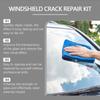 Kit de Reparo de Rachaduras em Vidro Homonth Kit de Visão Clara para Rachaduras e Arranhões em Para-brisas de Carro