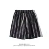 2026 Nuevos Pantalones Cortos Florales para Hombre Estilo Étnico Talla Grande Holgados Casuales Pantalones de Cinco Puntos Cordón Cintura Elástica Pantalones de Playa