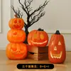 Decoraciones de linternas de calabaza de Halloween, accesorios para crear un ambiente festivo, arreglos de escenas, decoraciones para entradas, bares y tiendas, decoraciones nocturnas