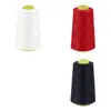 Hilo para máquina de coser para uso doméstico, hilo fino para coser ropa, carretes pequeños de hilo de poliéster para coser a mano, hilo blanco y negro para dobladillos, hilo en carrete