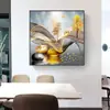 Pintura em Porcelana de Cristal, Pintura Decorativa para Sala de Estar, Pintura para Pendurar na Sala de Jantar, Pintura para Pendurar de Luxo Leve para Quarto, Pintura Plana Moderna em Vidro Temperado, Escritório