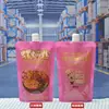 Saco de sopa para viagem descartável saco de embalagem para sopa de pó de caracol saco de embalagem comercial para catering saco de embalagem para sopa quente