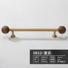 Alça de latão Novo estilo antigo chinês porta de armário guarda-roupa sapateira móveis estilo minimalista francês nogueira alça longa