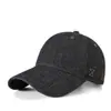 Boné de Baseball Vintage com Aba Macia em Jeans para Homens, Boné com Aba de Algodão Lavado para Mulheres, Chapéu de Proteção Solar para Primavera e Outono, Circunferência da Cabeça Grande, Personalizável
