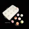 Pinza de Nariz Pequeña Bola de Helado Plátano Sándwich Arcoíris Crema Flor Queso Pinza de Queso Molde de Silicona
