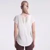 Tops Deportivos de Verano para Yoga para Mujer, Camisetas de Secado Rápido, Cubre Tops Sueltos Transpirables de Manga Corta para Fitness Femenino
