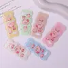 Parche de Resina con Encaje de Gato Estampado Lindo para DIY Pasador Decoración de Funda de Teléfono Móvil Accesorios para el Cabello Tocado Accesorios para Pasador