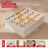 Caja de Almacenamiento para Ropa Interior y Calcetines, Organizador de Ropa Íntima de Algodón y Lino Tianshan, Solución de Almacenamiento para el Hogar Tres en Uno Estilo Cajón