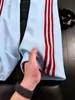Calça Casual Masculina de Lã Waffle Color Block Listrado Outono Cleanfit Perna Reta Solta Calça Esportiva com Caimento