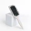 Escova de Cabelo Grande e Popular para Volume e Elasticidade, Portátil de Palha de Trigo para Penteado, Escova para Cabelos Ondulados