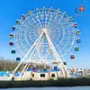 Equipo de atracciones para punto de interés urbano al aire libre, popular en redes sociales, rueda de la fortuna de alta altitud de 42 metros, base de producción propia