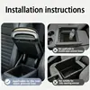 Almohadilla elevadora para caja de reposabrazos de coche transfronteriza, cojín de brazo de felpa y engrosado, accesorio interior de coche, almohadilla para caja de reposabrazos central