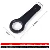 Chave de Percussão Pesada com Cabo Reto, Chave de Boca Martelo de Cabeça Única 24/30/32