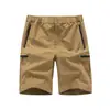 Calças Cropped Impermeáveis para Caminhada e Corrida Masculinas, Calças Cargo Largas de Tecido Tamanho Grande, Shorts Esportivos de Secagem Rápida para o Verão, Feito Sob Medida