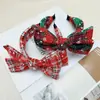 Diadema de Moda Navideña Otoño e Invierno Europeo y Americano para Mujer, Diadema Estampada para Lavarse la Cara en Casa, Diadema Decorativa Festiva