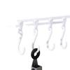Estante de Almacenamiento con Ganchos para Cocina, Sin Taladro, Deslizante, Universal para Detrás de las Puertas del Gabinete, Entrada y Pasillo
