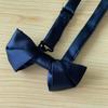 Versão coreana do novo laço de barba britânico de oito caracteres para casamento, padrinho de casamento, gravata borboleta azul-marinho/vinho vermelho/preto