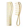 Pente de Dentes Largos Mais Vendido para Cabelos Cacheados, Pente de Dentes Grandes para Cabeleireiro Masculino, Pente Texturizador Estilo Retro Back-to-Back, Pente para Set de Styling Cabeça de Óleo