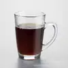 Jingyu vaso de agua de vidrio simple para el hogar con asa resistente al calor taza de café con leche taza de jugo para mujer taza de té cerveza