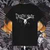 Camiseta Redonda de Manga Corta Estampado Inglés Graffiti Transfronterizo 2026 Estilo Casual Versátil Parte Superior de Algodón Más Vendida