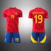 Preventa Jersey de Fútbol Copa del Mundo 2026 Alemania Inglaterra Francia España No. 19 Jersey de Fútbol Yamal Manga Corta