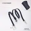 Yong Jiang Acessórios Bolsa Preta com Textura de Lichia Alça de Ombro Transversal Alça de Ombro com Padrão Cruzado Alça de Ombro de Reposição Compra Individual Alça de Mochila Alça de Ajuste