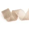 Fita de Linho Imitação Colorida de Natal 5cm Laço Superior Decorativo para Árvore de Natal Feito à Mão DIY Acessórios de Decoração de Porta Fita
