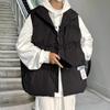 Jaqueta acolchoada de algodão de inverno estilo Hong Kong colete masculino acolchoado de algodão engrossado design senso de inverno marca na moda todos os jogos colete sem mangas