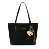 Bolsa Tote Casual Versátil de Alta Qualidade Novo Estilo Estampa de Leopardo Moda Grande Capacidade Temperamento para Trabalho Bolsa de Ombro Feminina