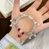 Novo Modelo 2025 Pulseira de Pena com Contas e Pérola Explosiva e Pingente de Fada, Contas de Pena Únicas, Presente para Casais, Atacado, Uso em Camadas para o Festival Qixi