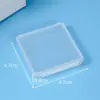 Caixa Plástica Transparente Vazia Quadrada Miçangas Perler Peças de Brincos Caixa de Embalagem Caixa Plástica Caixa de Armazenamento Caixa Organizadora