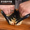 Separador de Carne de Garra de Oso para Desmenuzar Carne de Res y Pechuga de Pollo, Triturador de Carne de Plástico PP, Protector de Dedos, Triturador de Carne para Barbacoa de Comida Cocida, Garra de Carne