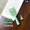 Peine Popular de Costillas de Amazon, Peine de Masaje Hueco, Peine de Costillas de Nailon Resistente a Altas Temperaturas, Rizado Esponjoso de Ocho Garras, Peine Grande Curvo para Cabello Liso