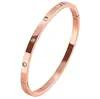 Pulsera de Acero de Titanio Estilo Europeo y Americano con Diez Diamantes para Parejas, Moderna y Popular, No se Desvanece, Superventas Transfronterizo, Pulsera de Pareja con Circonia Microincrustada