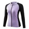 Rash Guard Versátil para Mujer Traje de Baño de Lycra Traje de Baño de Secado Rápido Protección Solar Traje de Surf Hecho a Medida Transfronterizo