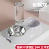 Comedero para gatos, comedero para perros, comedero para mascotas de doble uso, dispensador automático de agua, comedero antideslizante para gatos, suministros de comedero para perros y gatos