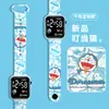 Relógio Digital LED Estiloso Novo Estampado de Anime Transfronteiriço Moda Terra Y1 Botão Relógio de Presente para Estudante Masculino e Feminino