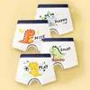Cuecas Boxer Infantis de Verão Desenho Animado Respiráveis Sem Apertar Shorts para Meninos Venda por Atacado de Cuecas Boxer para Crianças Pequenas, Médias e Grandes